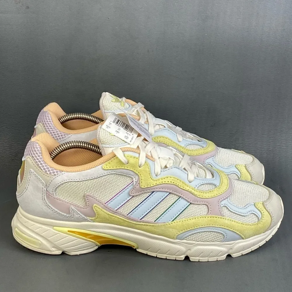 adidas Originals Mens Temper Run Pride Sneakers Shoes Off White size 10.5